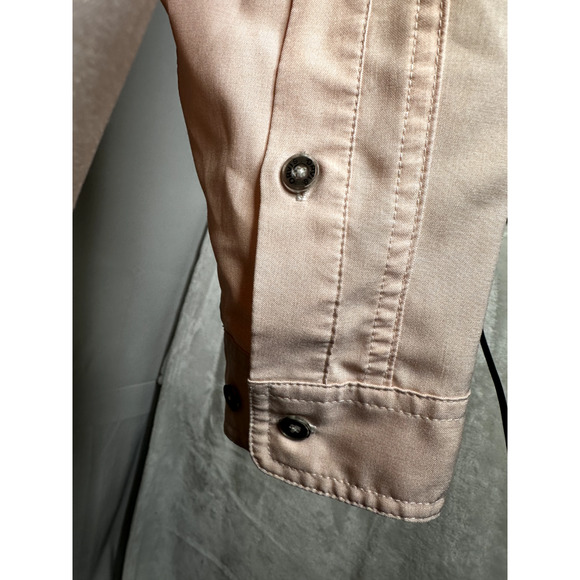 Orvis Shirt Mens Large Pink Vented Outdoors Polyester Fishing hiking Camp - Picture 7 of 13